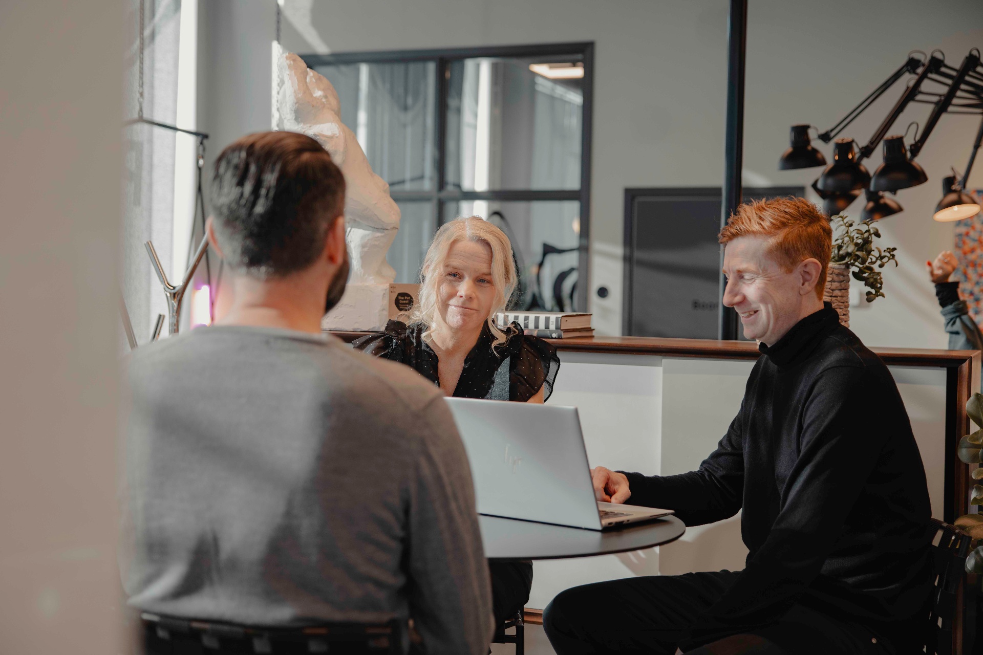 Möte på Blue Partners kontor i Karlskrona